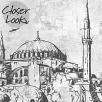 Vintage Cityscape Sketch Wallpaper Mural 6