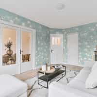 Chinoiserie Chic Floral Elegance Wallpaper Mural 3