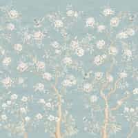 Chinoiserie Chic Floral Elegance Wallpaper Mural 5