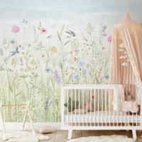Delicate Floral Harmony Nature Wallpaper Mural 1