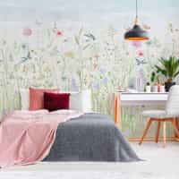 Delicate Floral Harmony Nature Wallpaper Mural 6