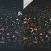 Enchanting Nocturnal Floral Garden Wallpaper Mural 6
