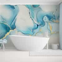 Abstract Luxury Marble Swirls Wallpaper Mural 1