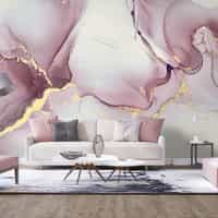 Abstract Luxury Marble Swirls Wallpaper Mural 1