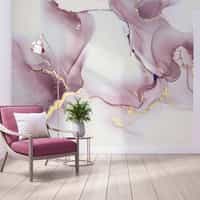 Abstract Luxury Marble Swirls Wallpaper Mural 2