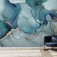 Abstract Luxury Marble Swirls Wallpaper Mural 1