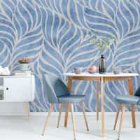 Abstract Wave Patterns Elegant Wallpaper Mural 1