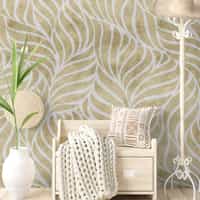 Abstract Wave Patterns Elegant Wallpaper Mural 1