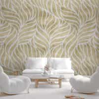 Abstract Wave Patterns Elegant Wallpaper Mural 2
