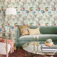 Botanical Garden Fresco Wallpaper Mural 1