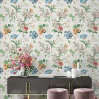 Botanical Garden Fresco Wallpaper Mural 2