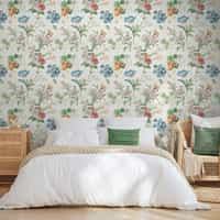 Botanical Garden Fresco Wallpaper Mural 4
