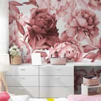 Soft Rose Floral Delicacy Wallpaper Mural 2