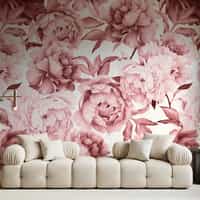 Soft Rose Floral Delicacy Wallpaper Mural 1