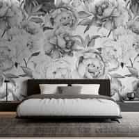Soft Rose Floral Delicacy Wallpaper Mural 1
