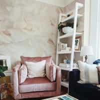 Soft Blush Peony Petals Luxurious Wallpaper Mural 3