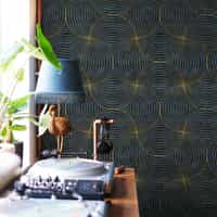Geometric Circles Deluxe Wallpaper Mural 2