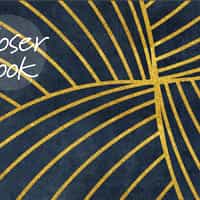 Geometric Circles Deluxe Wallpaper Mural 4