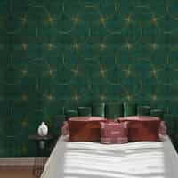 Geometric Circles Deluxe Wallpaper Mural 2