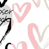 Artistic Hand Drawn Hearts Pattern Wallpaper Mural 4