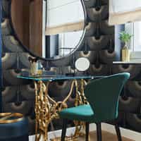 Japanese Crane Harmony Pattern Wallpaper Mural 1