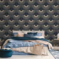 Japanese Crane Harmony Pattern Wallpaper Mural 3