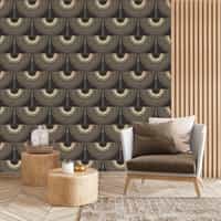 Japanese Crane Harmony Pattern Wallpaper Mural 2