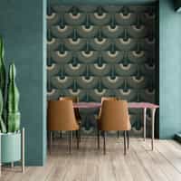 Japanese Crane Harmony Pattern Wallpaper Mural 1