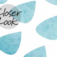 Abstract Aqua Raindrop Pattern Wallpaper Mural 3