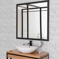 Abstract Aqua Raindrop Pattern Wallpaper Mural 2