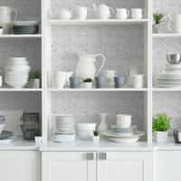 Abstract Aqua Raindrop Pattern Wallpaper Mural 3