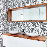 Abstract Energetic Dance Figures Wallpaper Mural 5