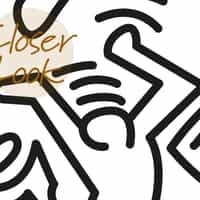 Abstract Energetic Dance Figures Wallpaper Mural 7