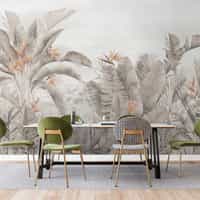 Tropical Paradise Flower Garden Wallpaper Mural 5