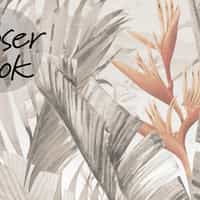 Tropical Paradise Flower Garden Wallpaper Mural 6