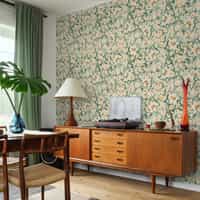 Abstract Floral Impressions Pattern Wallpaper Mural 3