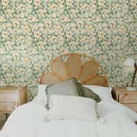 Abstract Floral Impressions Pattern Wallpaper Mural 4