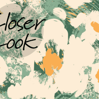 Abstract Floral Impressions Pattern Wallpaper Mural 6