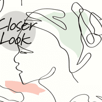 Abstract Faces Line Art Minimalist Wallpaper Mural 3