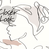 Abstract Faces Line Art Minimalist Wallpaper Mural 3