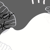 Abstract Hand Drawing Leaves Wallpaper Mural 3