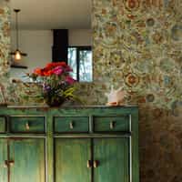 Medieval Flower Pattern Wallpaper Mural 3