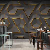 Geometric Elegance Premium Wallpaper Mural 1