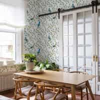 Exotic Colorful Birds Watercolor Wallpaper Mural 4