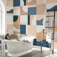 Abstract Colorful Geometric Shapes Wallpaper Mural 1