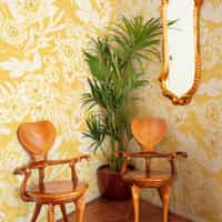 Elegant Watercolor Peony Pattern Wallpaper Mural 2