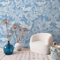 Elegant Watercolor Peony Pattern Wallpaper Mural 1