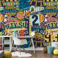 Sport Collage Championship Wallpaper Mural 1