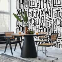 Artistic Graffiti Alphabet Wallpaper Mural 2