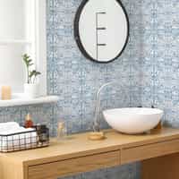 Elegant Moroccan Tile Pattern Wallpaper Mural 1
